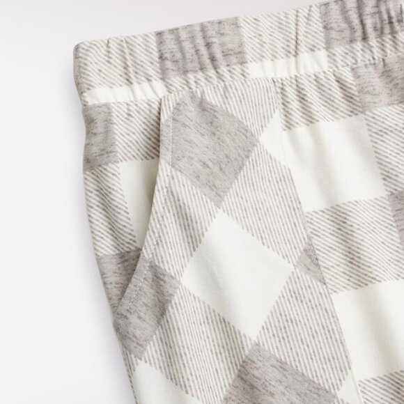 Lucky Brand Comfort Fit Lounge Pants Plaid Hacci Knit Small - Picture 5 of 10